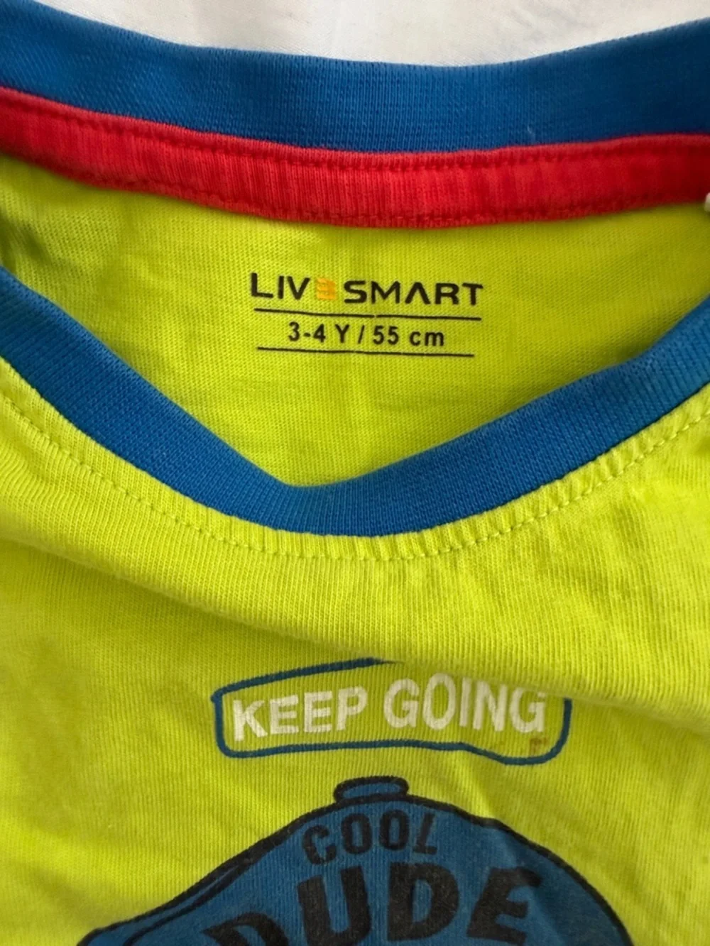 GAP Lime Green 'Cool Dude' Bear Graphic Tee